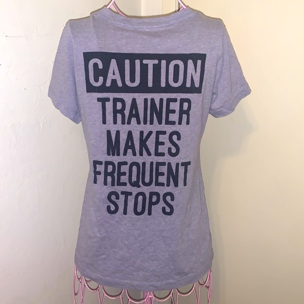 -Black Matter Gray Vneck S/S Shirt- Small AS IS